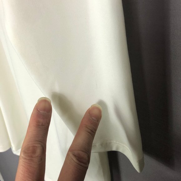 Preston & York Ivory Paige Knit V Neck Blouse Size Small - Picture 10 of 10